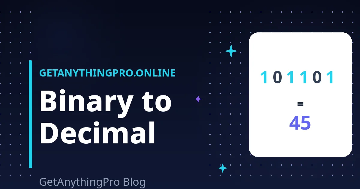 Binary to Decimal Explained: The Easy Complete 2026 Method (With Practice Problems)
