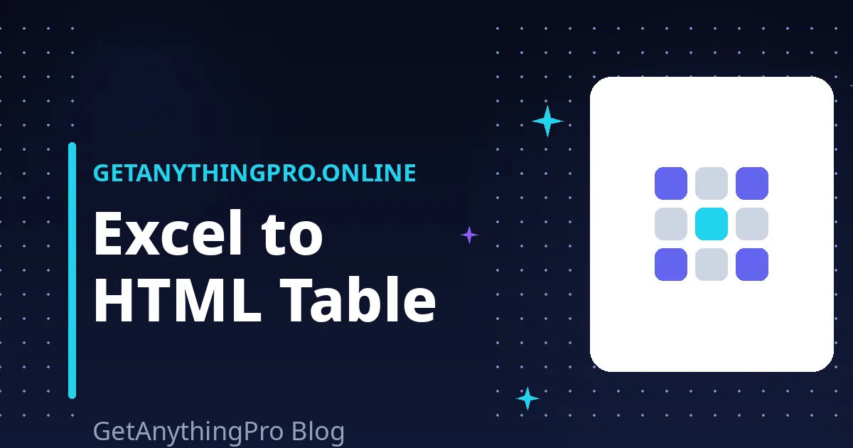 How to Convert Spreadsheet Data to an HTML Table (Without Breaking Formatting)
