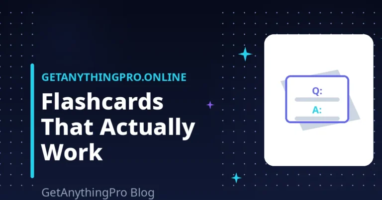How to Make Flashcards for Studying: 7 Simple, Proven Rules
