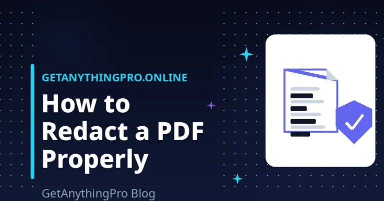 How to Redact a PDF Properly (Black Boxes Don't Count)