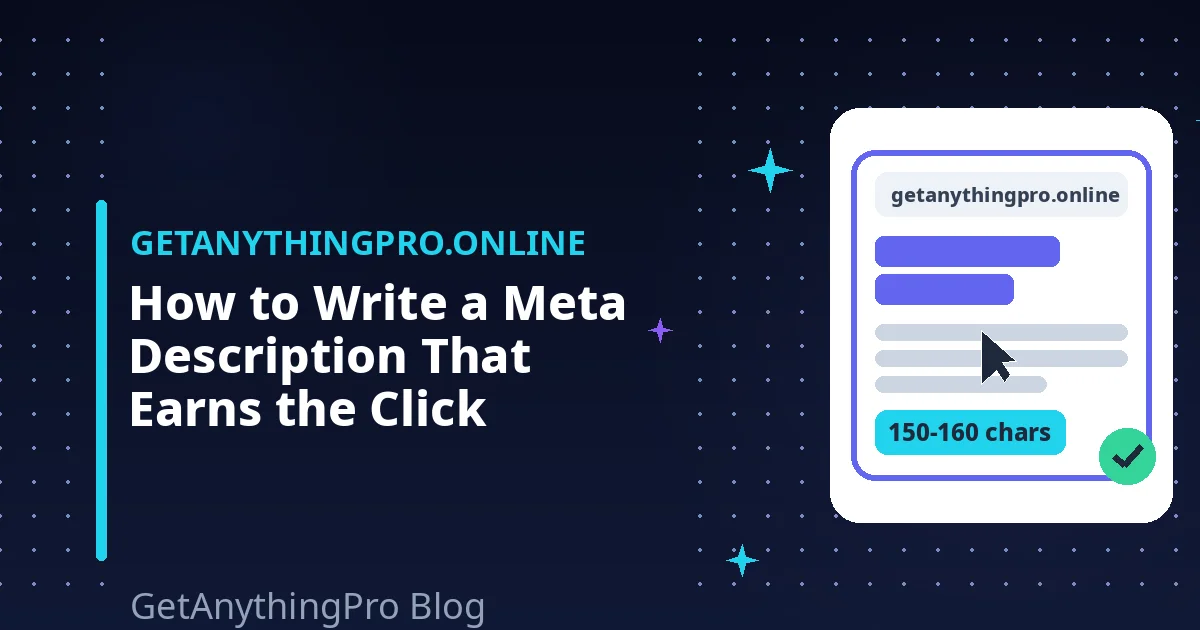 How to Write a Meta Description That Earns Clicks