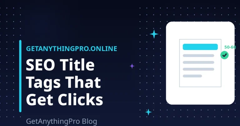 How to Write SEO Title Tag: 9 Proven Steps for Click-Worthy Titles (2026)