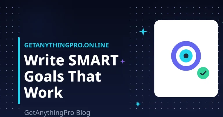 How to Write SMART Goals: 5 Easy Proven Steps With Examples and a Template