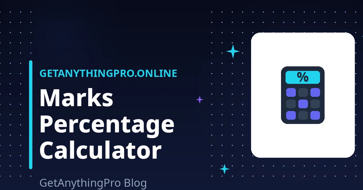Marks Percentage Calculator Pakistan: Matric & Inter Guide