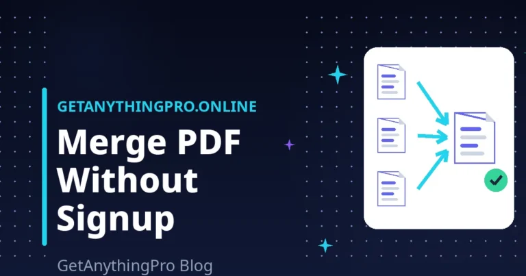 Merge PDF Without Signup: Order, Mobile & Privacy Guide