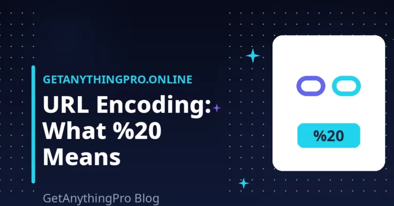 URL Encoding Explained: What %20 Actually Means